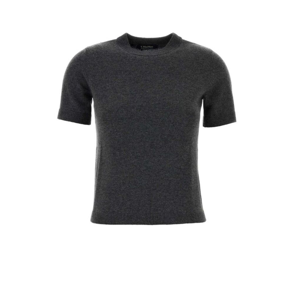 S Maxmara Women Dark Wool Blend Just Sweater